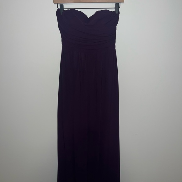 Lulus Royal Engagement Strapless Purple Maxi Dress XS - Picture 7 of 12